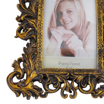 Harper Willow Brass Polystone Traditional Photo Frames 11 In 10 In 9 In Set Of 3 At Tractor Supply Co