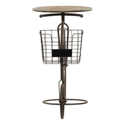 Image showing  Brown Metal Farmhouse Plantstand, 36" x 18" x 30"