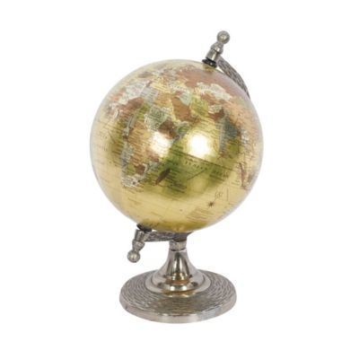 Image showing  Aluminum Traditional Globe, 10 in. x 7 in. x 6 in., Brown