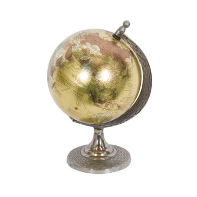 Image showing  Aluminum Traditional Globe, 10 in. x 7 in. x 6 in., Brown