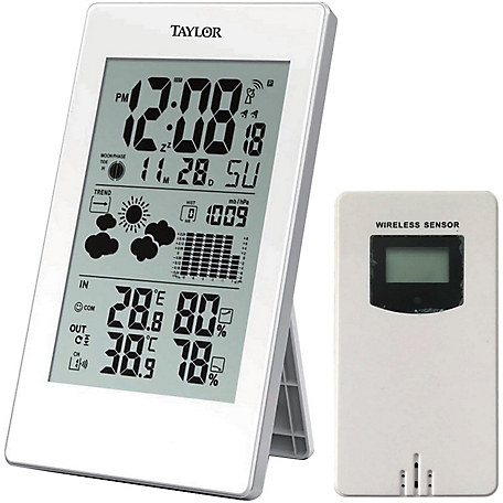 Taylor Indoor/Outdoor Thermometer, 9-1/4-In.