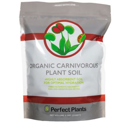 Perfect Plants 4 qt. Organic Carnivorous Plant Soil in Re-Sealable Bag The care seems very easy, just keep him consistently moist by having the bottom of the pot sitting in water with this mix keeping the perfect amount of water at the roots
