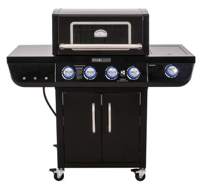 Even Embers 4-Burner Propane Gas Grill with Glass Window, 42,000 BTU