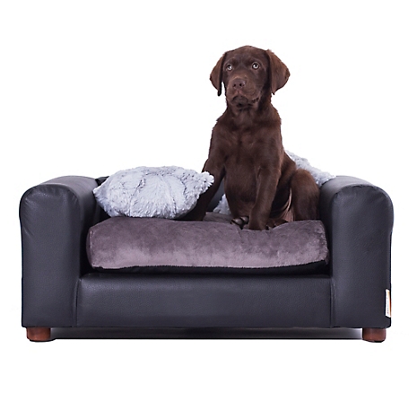 Moots Premium Leatherette Sofa Pet Bed, Medium
