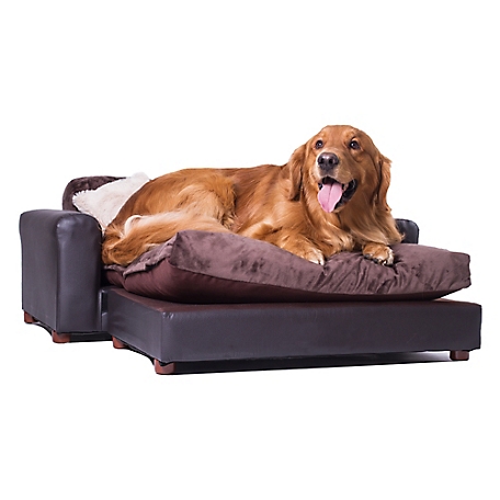 Moots Premium Leatherette Sofa Pet Bed, Extra Large