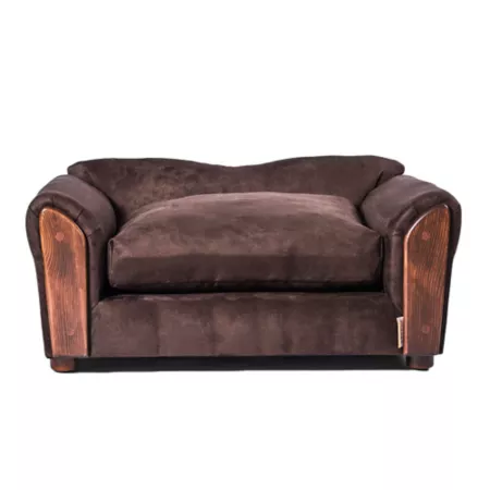 Moots VIP Microsuede Pet Bed in Oak Medium Pet Furniture Style Beds