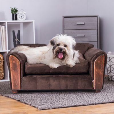 Image showing  VIP Microsuede Oak Couch Pet Bed, Medium