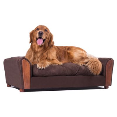 Image showing  VIP Microsuede Oak Couch Pet Bed, Large
