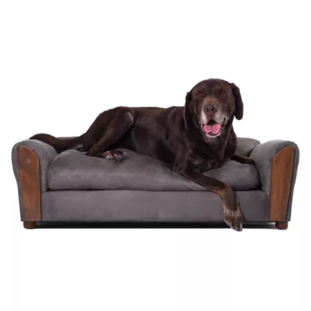 Moots VIP Microsuede Pet Bed in Oak Large Pet Furniture Style Beds