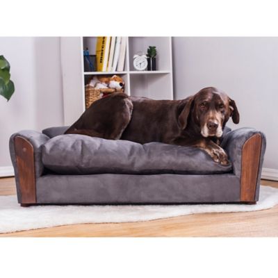 Image showing  VIP Microsuede Oak Couch Pet Bed, Large