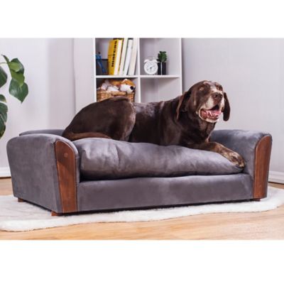 Image showing  VIP Microsuede Oak Couch Pet Bed, Large