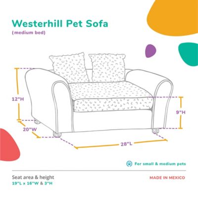Image showing  Westerhill Sofa Dog Bed, Medium