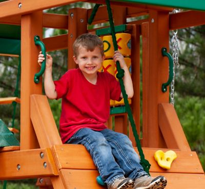 Image showing 6 th Gorilla Playsets Ozark II Swing Set