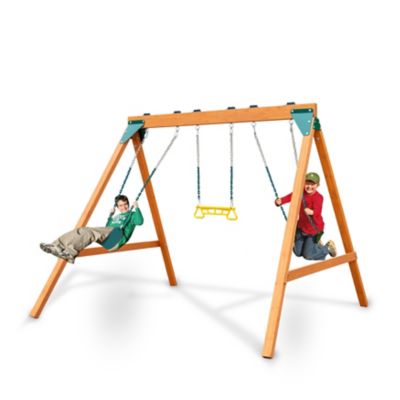 Gorilla Playsets Easy-to-Assemble Wooden Swing Set, 01-1104 Nice Swing set
