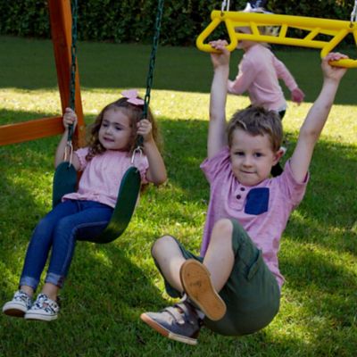 Image showing 5 th Gorilla Playsets Easy-to-Assemble Wooden Swing Set