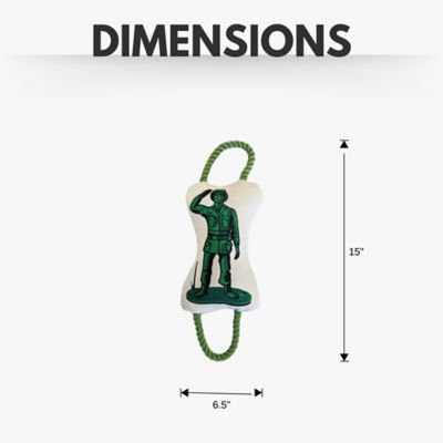 Image showing  Military Figure Plush Dog Toy