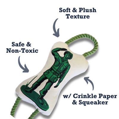 Image showing  Military Figure Plush Dog Toy