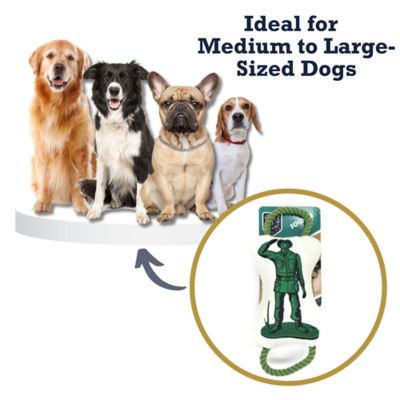 Image showing  Military Figure Plush Dog Toy