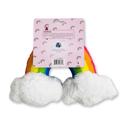 Image showing  Enchanted Rainbow Magical Squeaker and Crinkle Plush Dog Toy