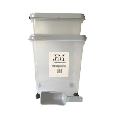 Image showing  Plastic Dog Food Container Set, 30 L, 10 L, 3 ct.
