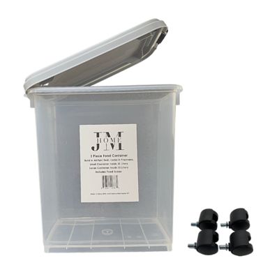 Image showing  Plastic Dog Food Container Set, 30 L, 10 L, 3 ct.