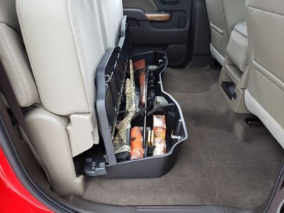 Image showing  2 Gun Lockable Case for 14-18 Chevrolet GMC Silverado Sierra LT Duty Crew Cab and 15-19 HD Crew Cab