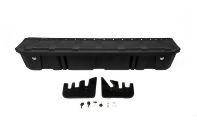Image showing  Lockable Under Seat Storage fits 2015-2026 Ford F150 SuperCrew and 2017-2026 Ford F250 F350 F450 F550 SuperCrew, Black