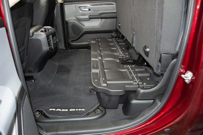 Image showing 5 th DU-HA Lockable Underseat Storage fits 19-26 Ram 1500 Crew Cab - New Body Style, Black