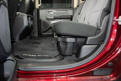 Image showing 6 th DU-HA Lockable Underseat Storage fits 19-26 Ram 1500 Crew Cab - New Body Style, Black