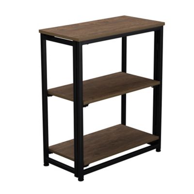 ReadyNow 2-Shelf Folding Bookcase, Brown Cherry