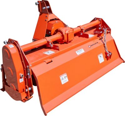 CountyLine 48 in. Rotary Tiller, Orange