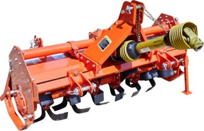 Image showing  48 in. Rotary Tiller, Orange