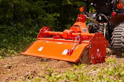 Image showing  48 in. Rotary Tiller, Orange