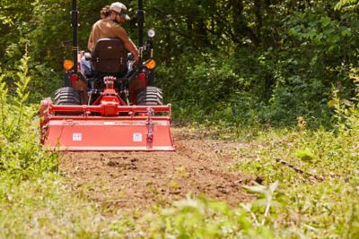 Image showing  48 in. Rotary Tiller, Orange