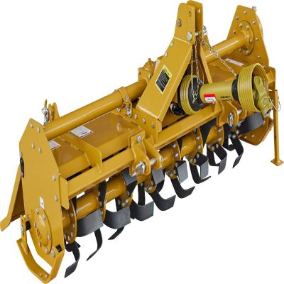 Image of Small yellow rotary tiller