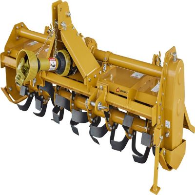 CountyLine 72 in. Rotary Tiller, Yellow