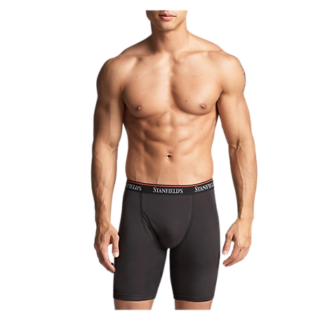 Stanfield's Men's Cotton Stretch Long Leg Boxer Briefs at Tractor