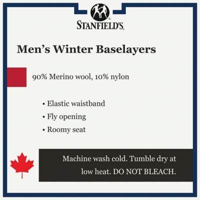 Image showing  Men's Superwash Wool Long Johns