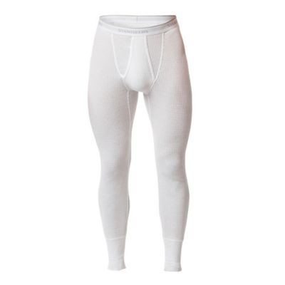 Men Thermal Underwear Pants Striped Long Johns Breathable Warm Mid Weight  Bottoms Fleece Lined Cotton Base Layer Pant