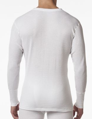 Image showing  Men's Long-Sleeve Thermal Waffle Knit Shirt