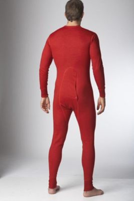 Image showing  Men's Long-Sleeve 2-Layer Wool-Blend Combination Onesie