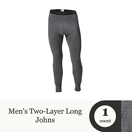 Men Flannel Long Johns Underwear Set Fleece Winter Thick Cotton Suit Panties