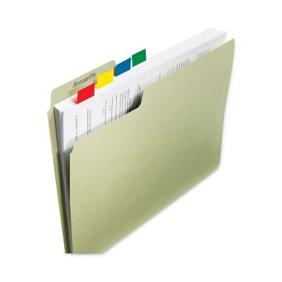 Image showing 6 th Post-it Flags Page Flag Value Pack, Assorted, Includes (200) 1 in. Flags with Highlighter and (50) 1/2 in. Flags