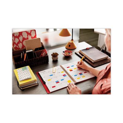 Image showing 7 th Post-it Flags Page Flag Value Pack, Assorted, Includes (200) 1 in. Flags with Highlighter and (50) 1/2 in. Flags