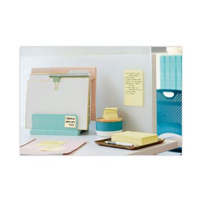 Image showing 5 th Post-it Notes Super Sticky Canary Yellow Note Pads, 1-7/8 in. x 1-7/8 in., 90 Sheets, 10-Pack
