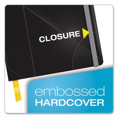 Image showing  Idea Collective Journal, 1 Subject, Wide/Legal Rule, Black Cover, 8 in. x 5 in., 120 Sheets