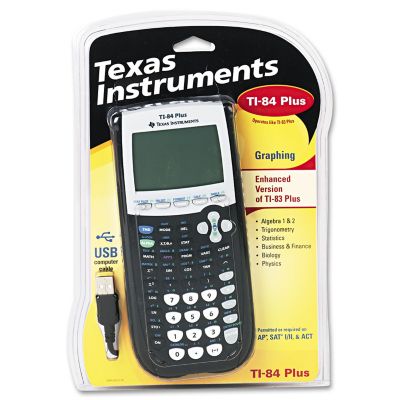 Image showing  TI-84Plus Programmable Graphing Calculator, 10-Digit LCD
