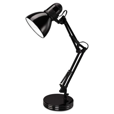 Image showing  Architect Desk Lamp, Adjustable Arm, 6.75 in. x 11.5 in. x 22 in., Black