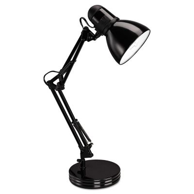 Image showing  Architect Desk Lamp, Adjustable Arm, 6.75 in. x 11.5 in. x 22 in., Black