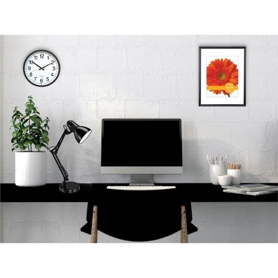 Image showing  Architect Desk Lamp, Adjustable Arm, 6.75 in. x 11.5 in. x 22 in., Black